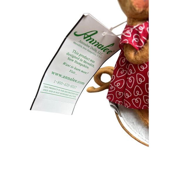 Annalee Valentine’s Day Mouse Figurines – Love & Heart Candy – Collectible Decor - Picture 4 of 5